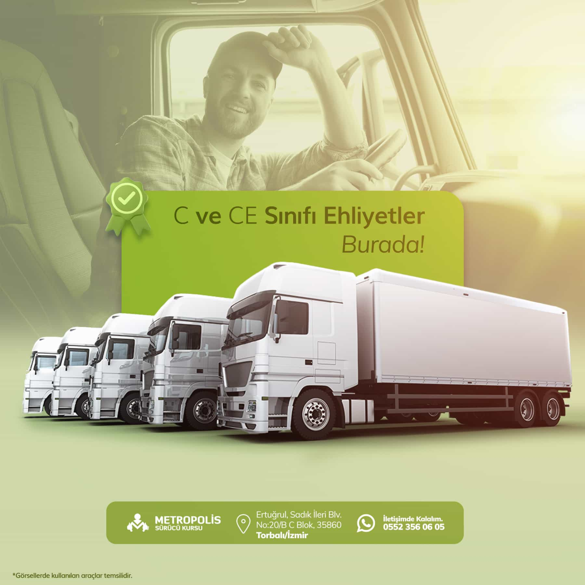 Metropolis | C ve CE Sınıfı Ehliyetler Burada!